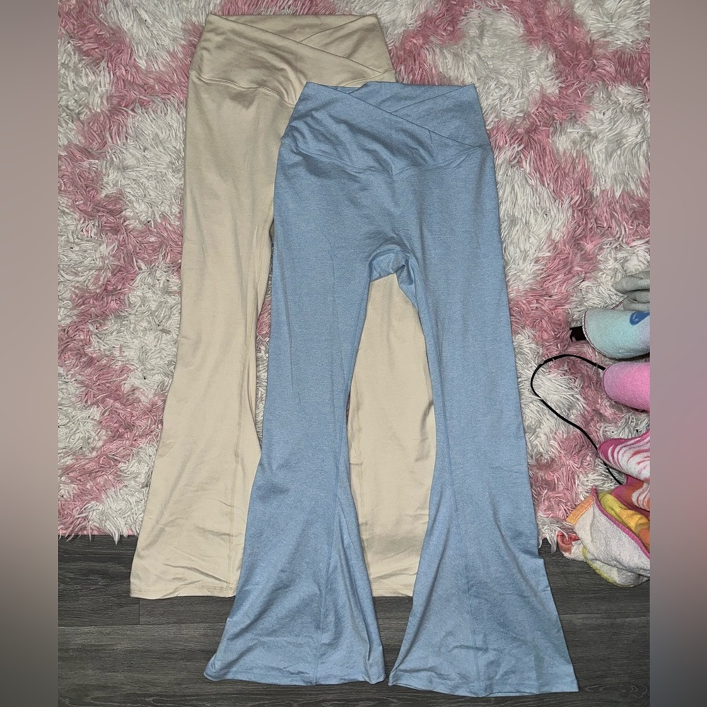 Ilus label bundle CINCHED CROSS OVER FLARE LEGGINGS
